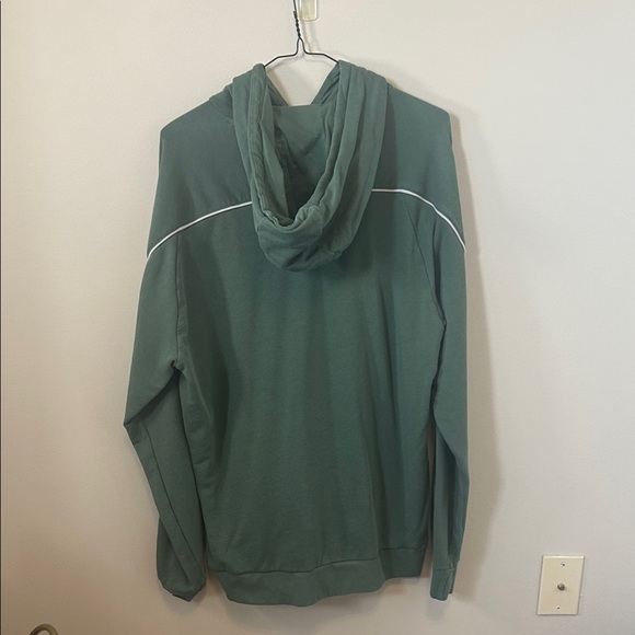 Gymshark Green Hoodie with White Accents - Picture 3 of 4